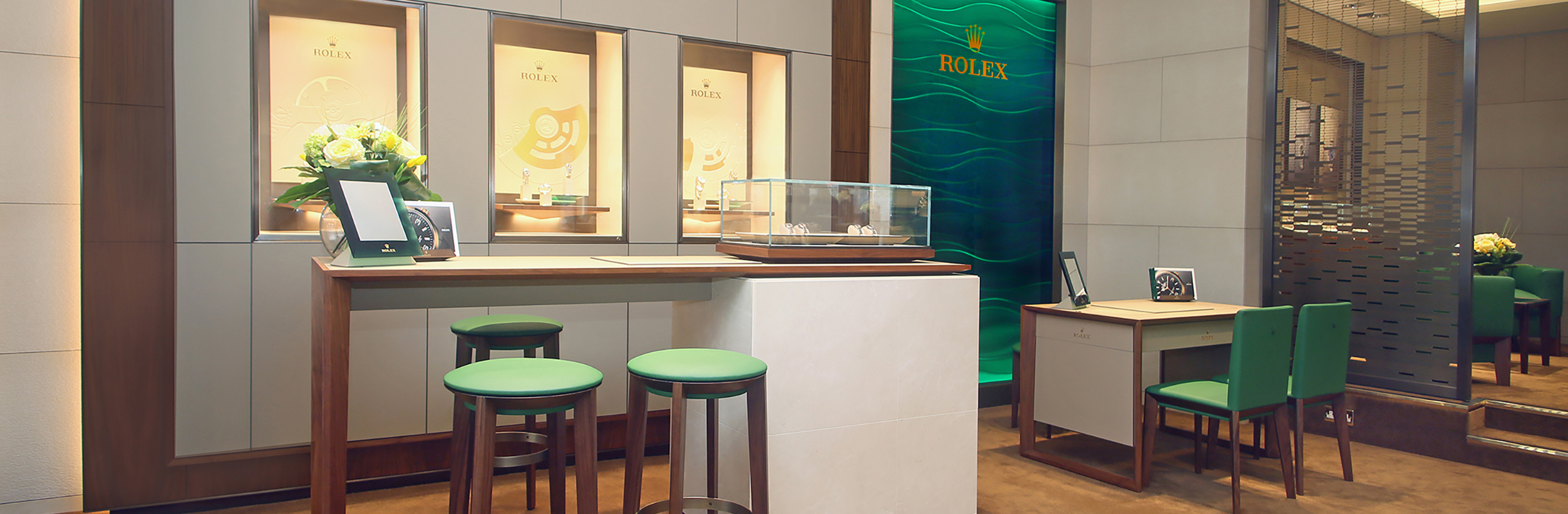 Rolex showroom cover