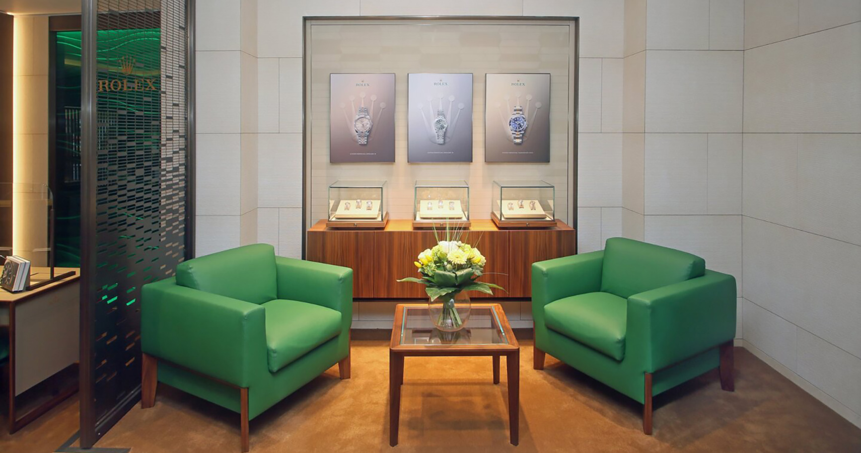 H L Brown Rolex showroom