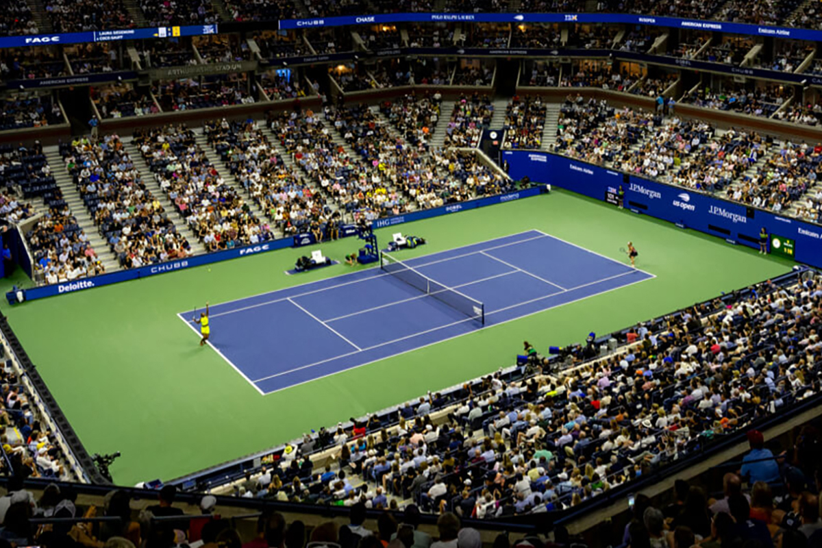 US open tennis court