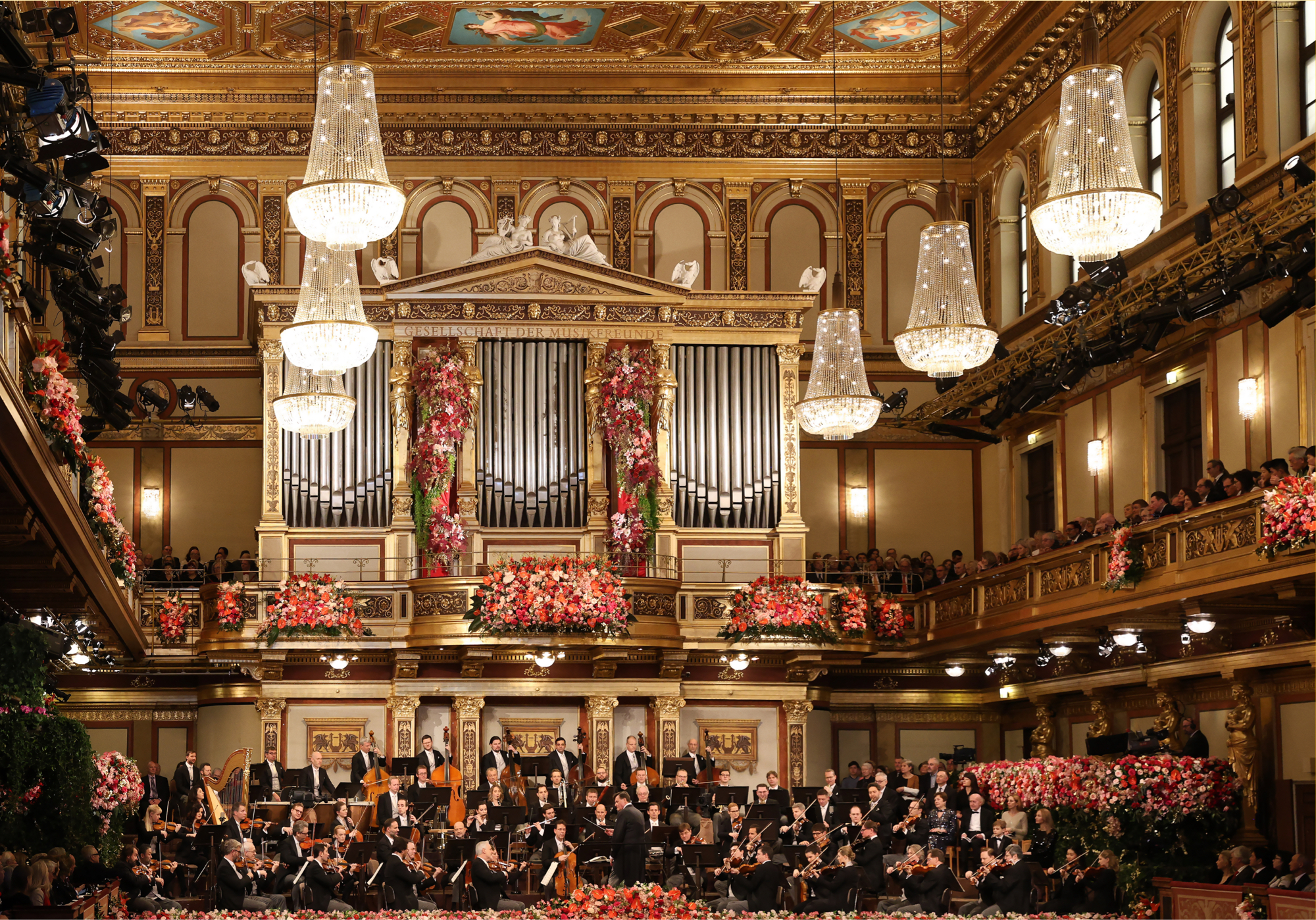 inside of Vienna Philharmonic concert